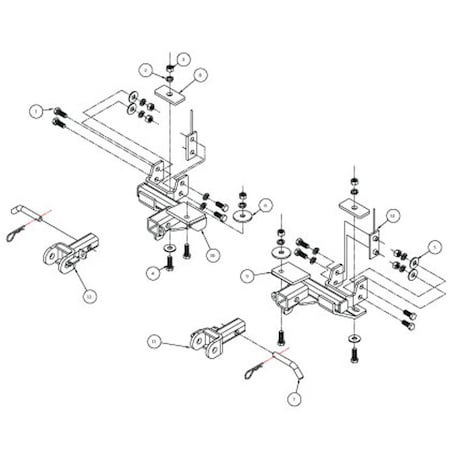 Roadmaster BASEPLATE JEEP WRANGLER NO AFTERMARKET BUMPERS, WINCHES, OR GUARDS 1429-3